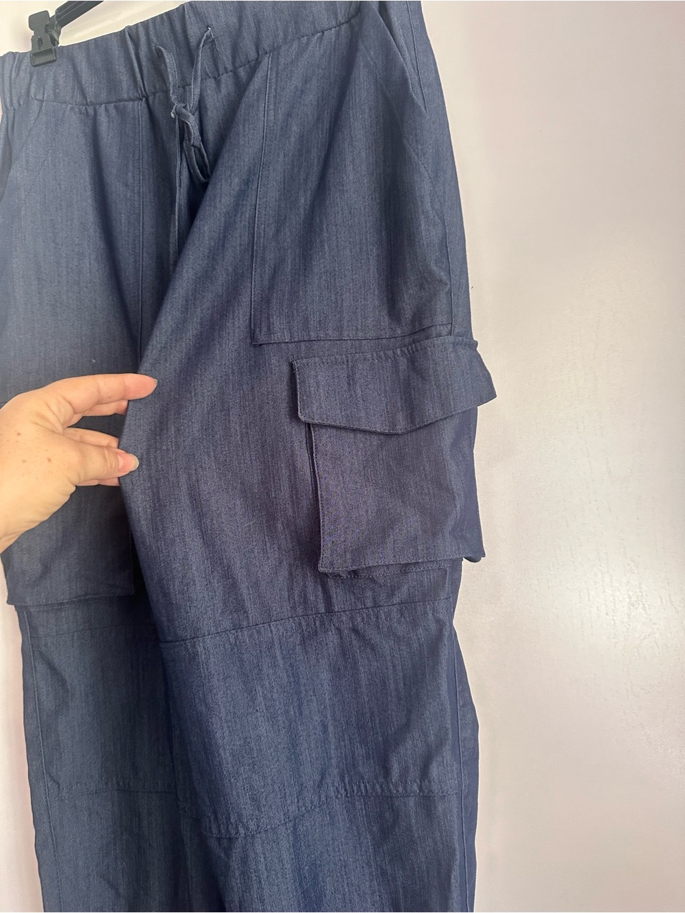 like an angel Women's Dark Navy Cargo Joggers - Picture 2 of 9